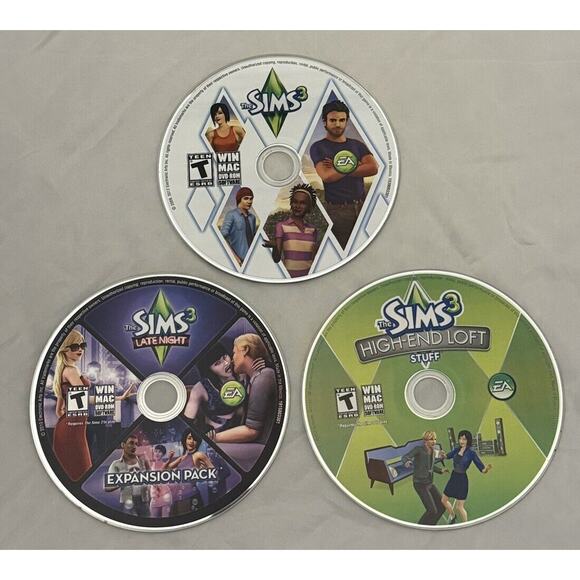 The Sims 3 PC/MAC Starter Pack 3-Disc Set - Very Good, Near Mint Condition - Picture 5 of 6